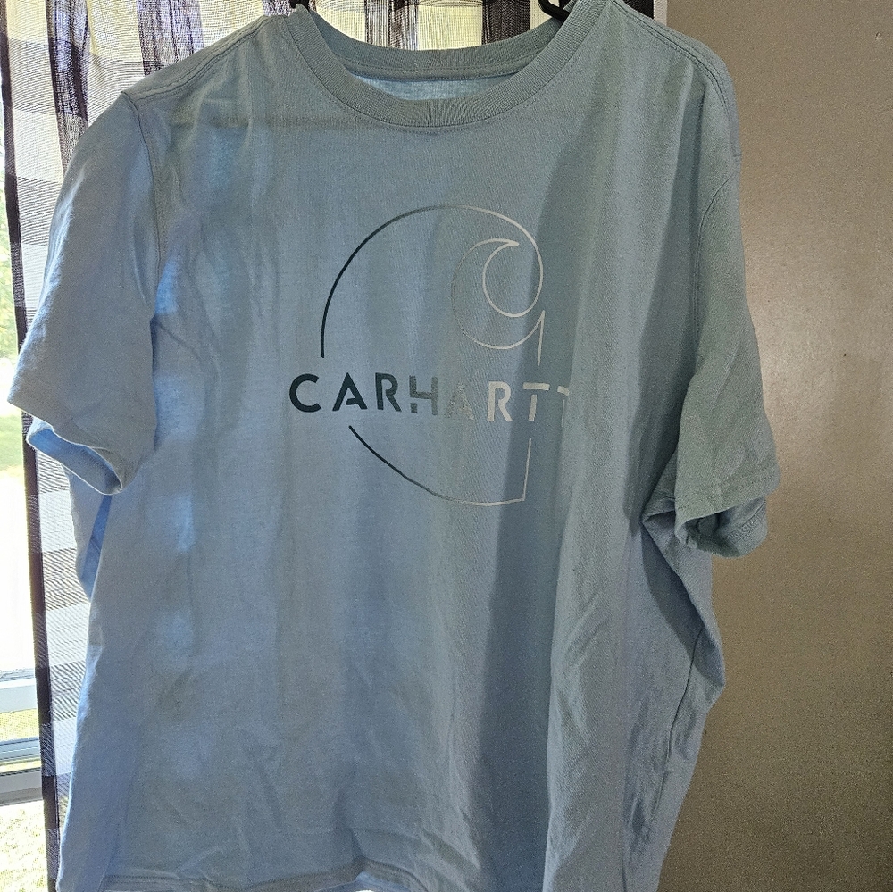 Carhartt, T-shirt, XXL, Blue